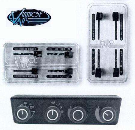 4 Knob pod under dash or hidden control installation