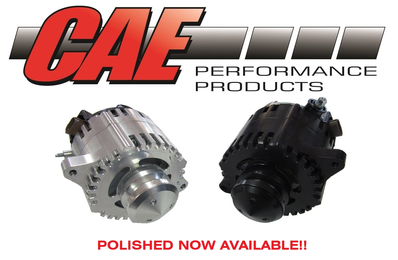Hi-Tech Alternator Suit Chevrolet Small & Big Block - Holden 308-304 and 253 Red-Blue and Black 6Cyl - Polished