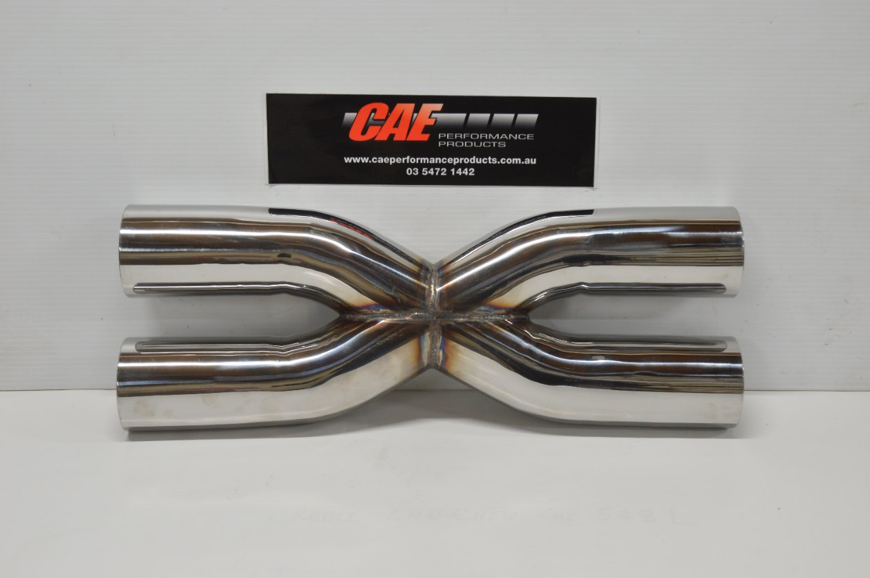 MERGE X-PIPE 304 STAINLESS STEEL POLISHED