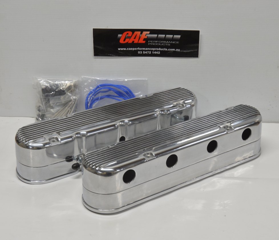 FINNED POLISHED ALLOY VALLEY COVER TO SUIT LS-1,2,3 & LSAENGINES
