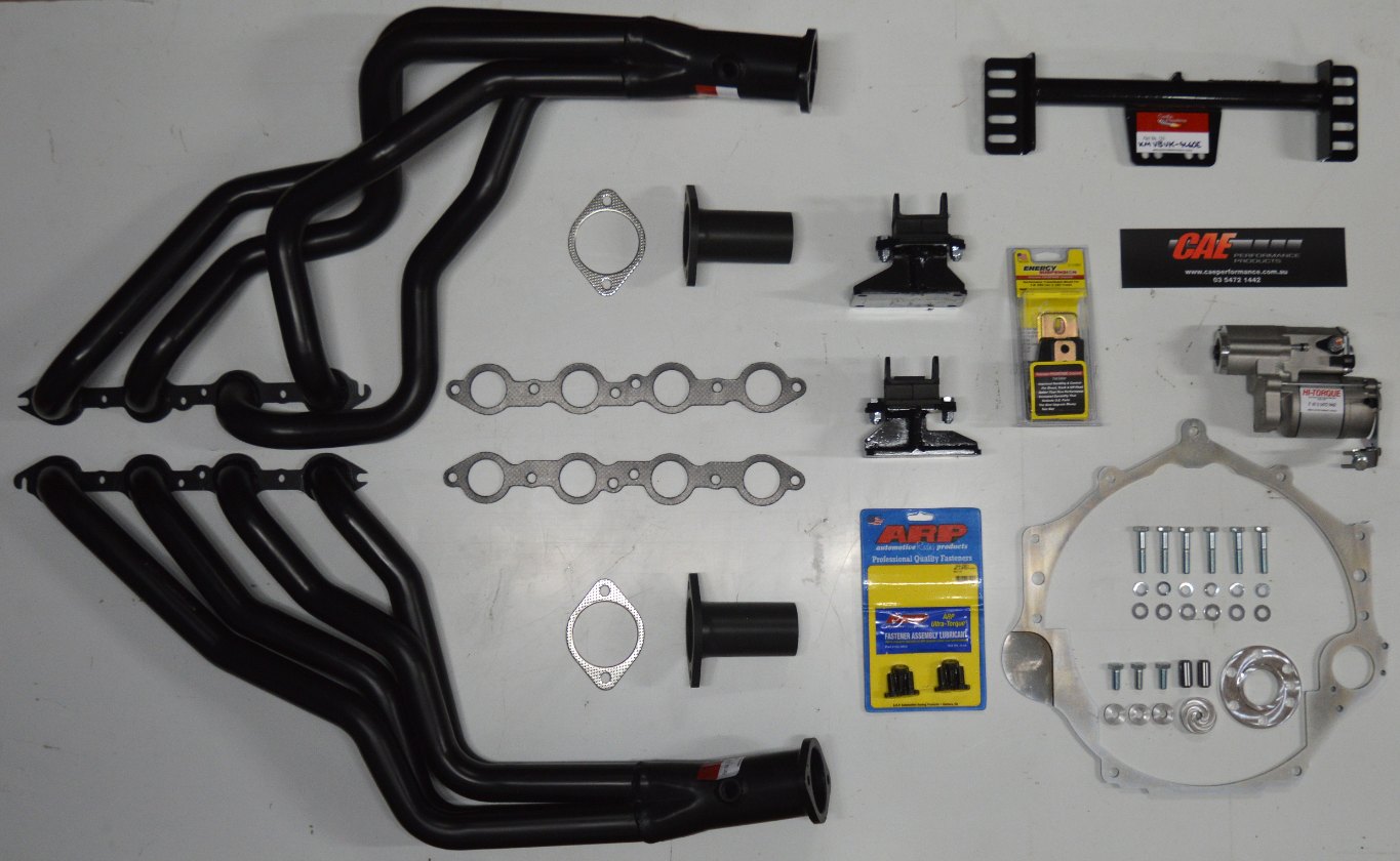 HEADER KIT TO SUOT VB > VS COMM LS1,2 & 3 CONVERSION  KIT SUIT AUTO 4L60 & 65E & 6L80E.