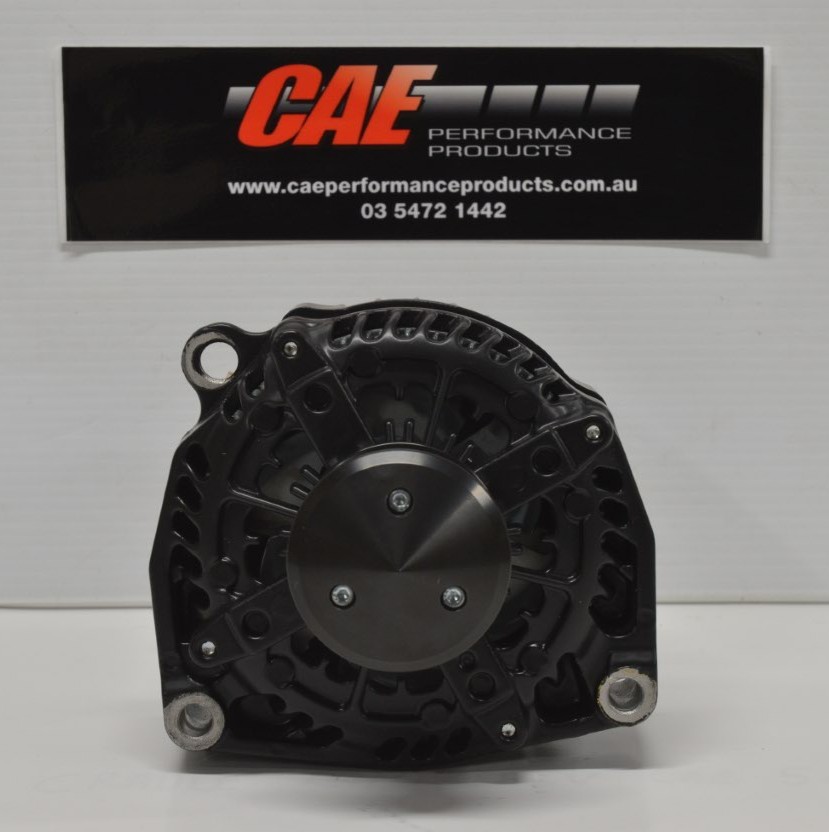 LS - 1 ALTERNATOR BLACK 350AMP @ 14.2V. SUPPLIED WITH 6PK PULLEY. Charges @ 150amps @ idle.