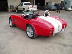 COBRA fitted with a LS2 6Lt and 6 speed trans.