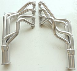 CASTLE HEADERS Custom built Headers for a Holden EFI V8 stroked 383 in a Torana LH.